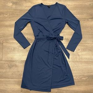 Ann Taylor Matte Jersey Wrap Dress